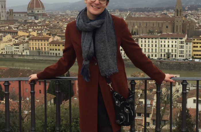Audrey Sinclair, '18, visits Florence during her time in Italy.