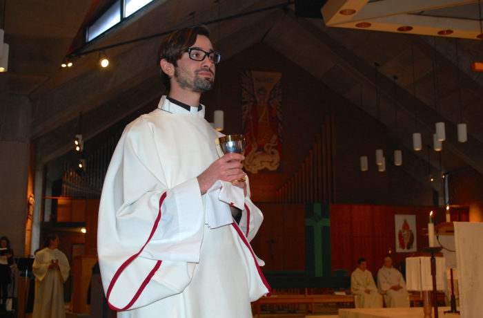 Bishop ordains newest deacon