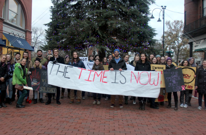 Students rally for global AIDS relief