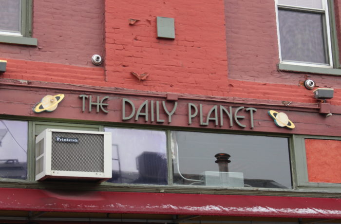The exterior of the Daily Planet. (Photo by Lance Reynolds)